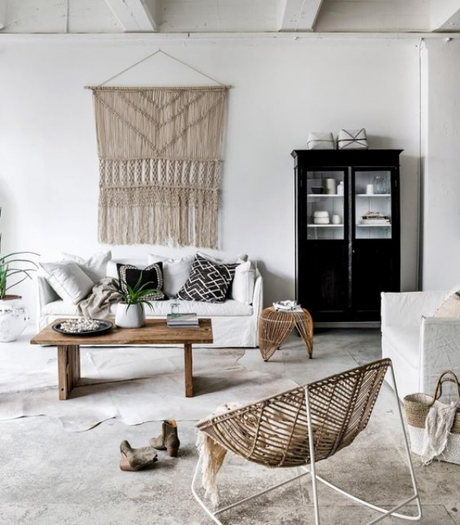 blanco y negro bohemio