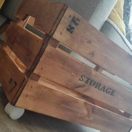 DIY Caja de madera vintage