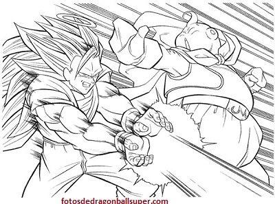 Descarga 4 dibujos para pintar dragon ball z gratis a lapiz - Paperblog