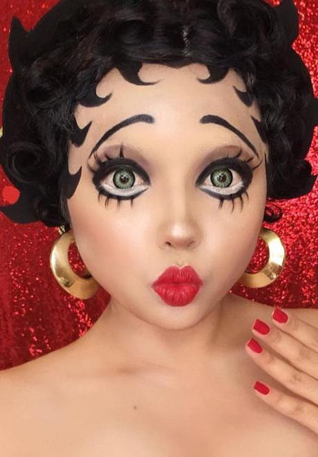Maquillaje Halloween Betty Boop