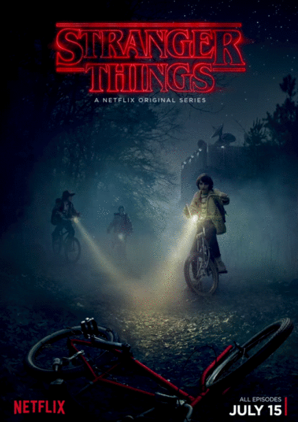 Resultado de imagen para stranger things gif poster