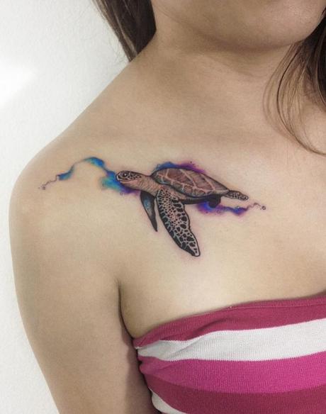 Mas de 20 ideas originales de Tatuajes de Tortugas - Paperblog