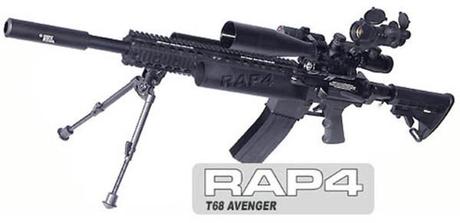 RAP4 T68 Avenger entre las armas de paintball más caras del mundo