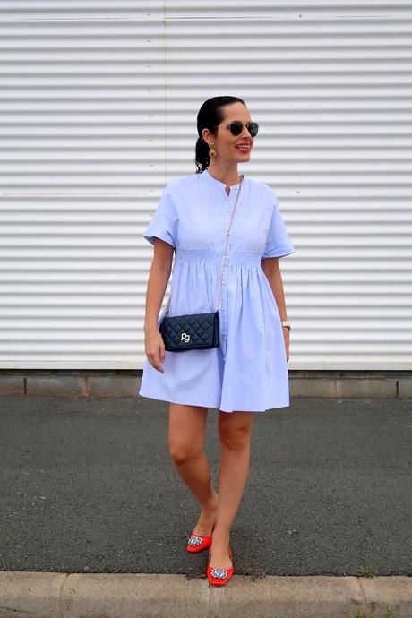 zara-blue-dress-outfit-streetstyle-daily-looks