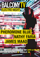 Balcony Tv Electro Night en Café la Palma