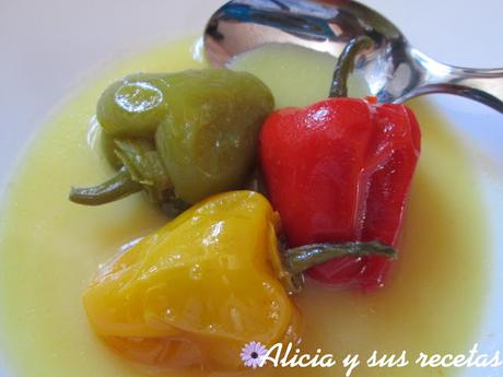 SOPA DE PIMIENTOS