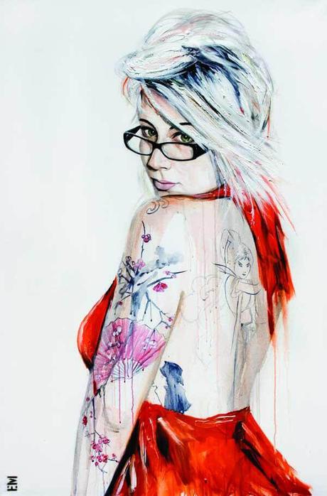 Increibles y coloridas pinturas de Emma Sheldrake Increibles y coloridas pinturas de Emma Sheldrake