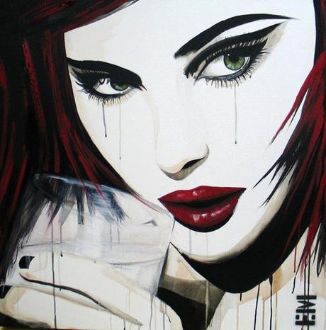 Increibles y coloridas pinturas de Emma Sheldrake Increibles y coloridas pinturas de Emma Sheldrake