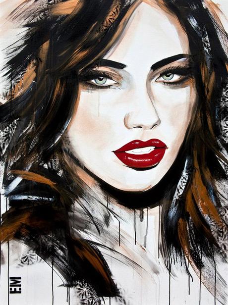 Increibles y coloridas pinturas de Emma Sheldrake Increibles y coloridas pinturas de Emma Sheldrake