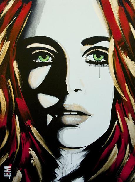 Increibles y coloridas pinturas de Emma Sheldrake Increibles y coloridas pinturas de Emma Sheldrake