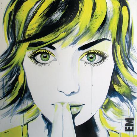 Increibles y coloridas pinturas de Emma Sheldrake Increibles y coloridas pinturas de Emma Sheldrake