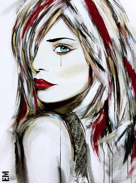 Increibles y coloridas pinturas de Emma Sheldrake Increibles y coloridas pinturas de Emma Sheldrake