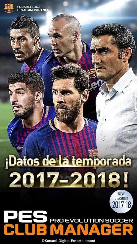 PES CLUB MANAGER incorpora partido en tiempo real y otras novedades PES CLUB MANAGER incorpora partido en tiempo real y otras novedades