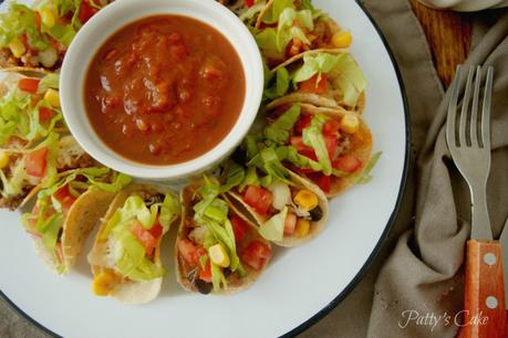 Mini tacos de ternera, un plato tex-mex para el aperitivo