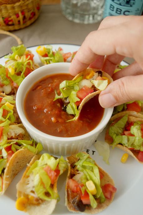 Mini tacos de ternera, un plato tex-mex para el aperitivo