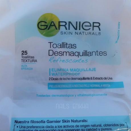 TOALLITAS DESMAQUILLANTES GARNIER TOALLITAS DESMAQUILLANTES GARNIER