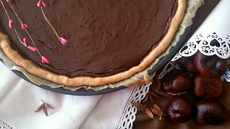 Tarta de castañas y chocolate Tarta de castañas y chocolate