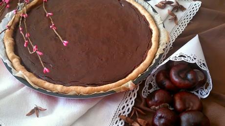 Tarta de castañas y chocolate Tarta de castañas y chocolate
