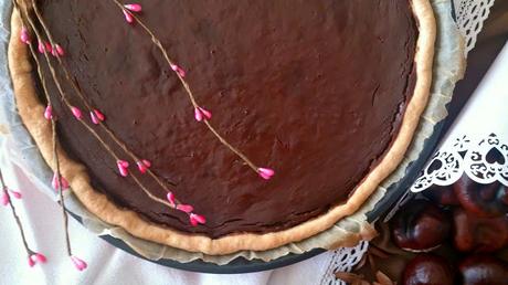 Tarta de castañas y chocolate Tarta de castañas y chocolate