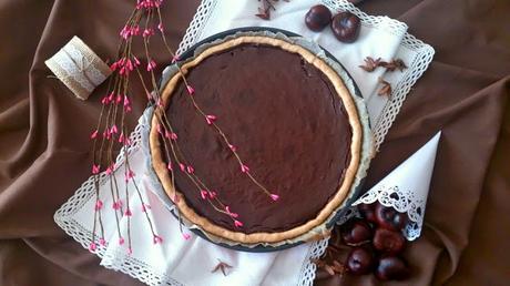 Tarta de castañas y chocolate Tarta de castañas y chocolate