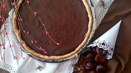 Tarta de castañas y chocolate Tarta de castañas y chocolate
