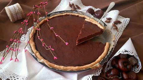 Tarta de castañas y chocolate Tarta de castañas y chocolate