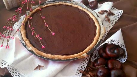 Tarta de castañas y chocolate Tarta de castañas y chocolate