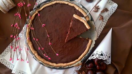 Tarta de castañas y chocolate Tarta de castañas y chocolate