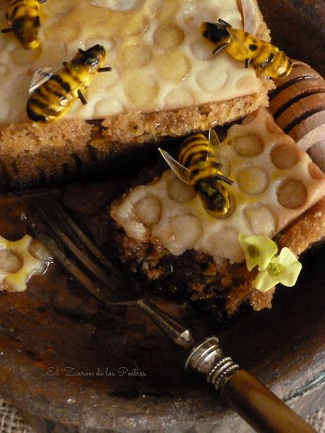 Panal de Rica Miel. Trampantojo Panal de Rica Miel. Trampantojo