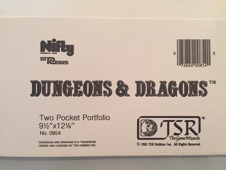 Portafolios y otros productos de papelería de D&D (80's) Portafolios y otros productos de papelería de D&D (80's)