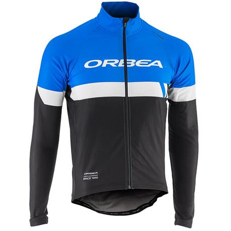 Maillot ML Orbea Spring Noir Blanc Bleu