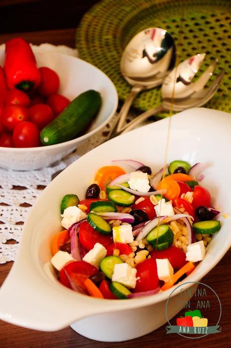 ENSALADA DE TRIGO CON VERDURAS EN MINIATURA DE ALMERÍA