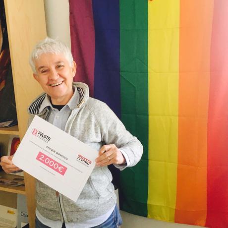 La Tienda HOME dona 2000 euros para el proyecto Red Educa impulsado por la FELGTB