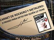 Carnet rockero metalero: frases para detectar quién tiene