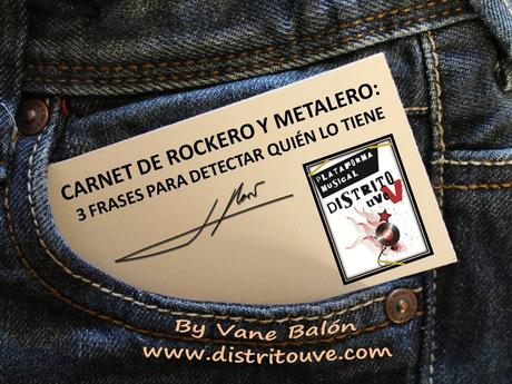 CARNET DE ROCKERO Y METALERO: QUÉ ES Y 3 FRASES PARA DETECTAR QUIÉN LO TIENE