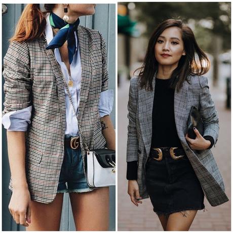 Inspiration: Checked Blazer