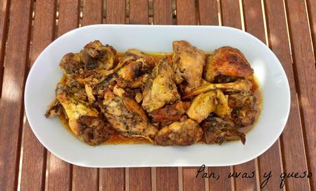 Pollo marinado (tradicional o Crock-Pot)