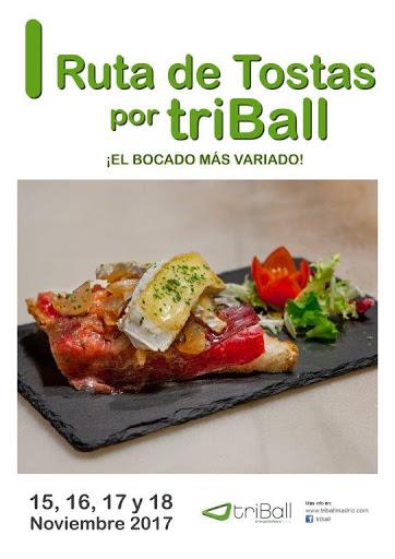 SABOREA LA I RUTA DE TOSTAS POR TRIBALL