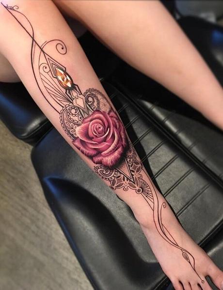 30 ideas increibles de tatuajes en las piernas