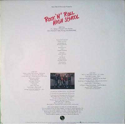 V.A ‎- Rock 'N' Roll High School -Lp 1979 (Ramones, Eddie Hot rods, Devo...)