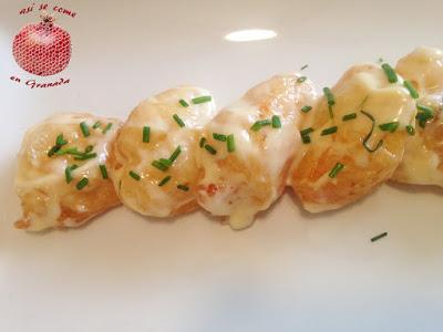 Tempura de langostinos estilo Nobu-Rock Tempura de langostinos estilo Nobu-Rock