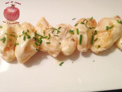 Tempura de langostinos estilo Nobu-Rock Tempura de langostinos estilo Nobu-Rock