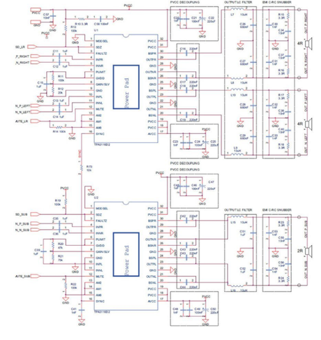 Amplificador audio casero de potencia