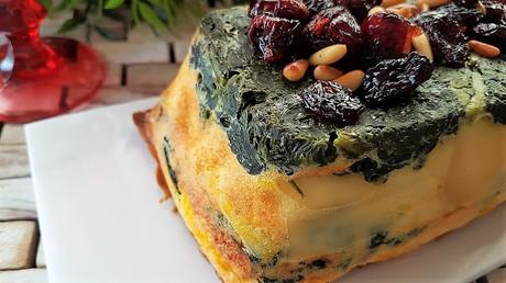 Pastel de espinacas con calabaza Pastel de espinacas con calabaza