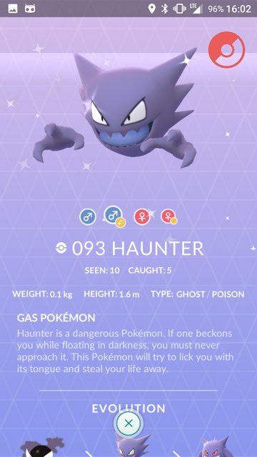 Pokémon GO añade formas shiny de Gastly, Haunter y Gengar Pokémon GO añade formas shiny de Gastly, Haunter y Gengar