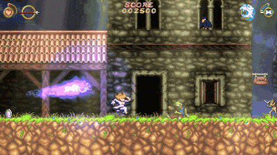 Una fase de inesperada ambientación en 'Battle Princess Madelyn', con invitado sorpresa... Una fase de inesperada ambientación en 'Battle Princess Madelyn', con invitado sorpresa...