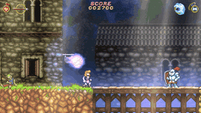 Una fase de inesperada ambientación en 'Battle Princess Madelyn', con invitado sorpresa... Una fase de inesperada ambientación en 'Battle Princess Madelyn', con invitado sorpresa...