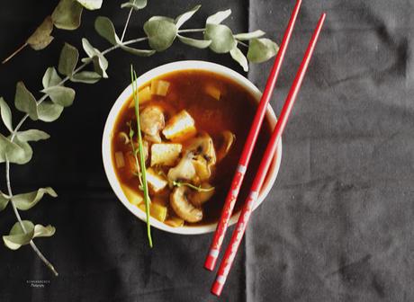 Sopa Miso, receta vegana