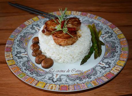 Carne marinada con miso