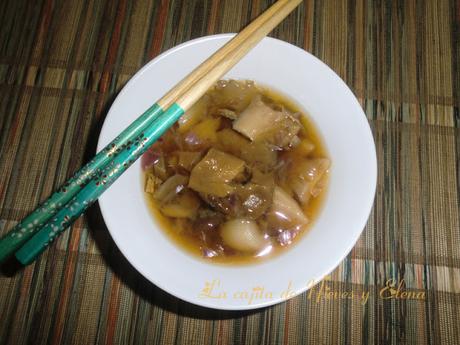 Mushroom Miso Soup - Sopa de miso y setas by Nobu Matsuhisa